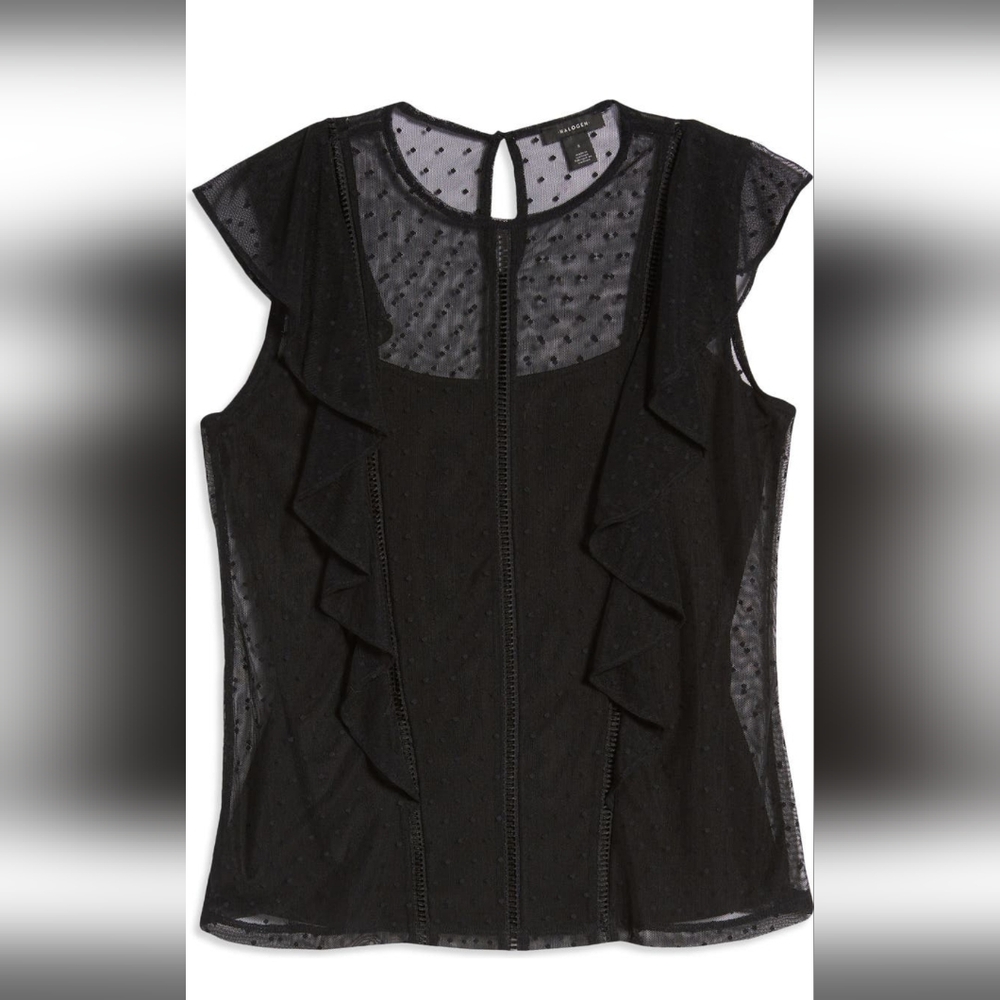 Halogen Womens Sheer Top with Cami Size  XL
